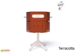 Barbecue Au Charbon De Bois En Fonte D’aluminium - Marcel -Abriet Mobilier Soldes Boutique barbecue charbon de bois terracotta