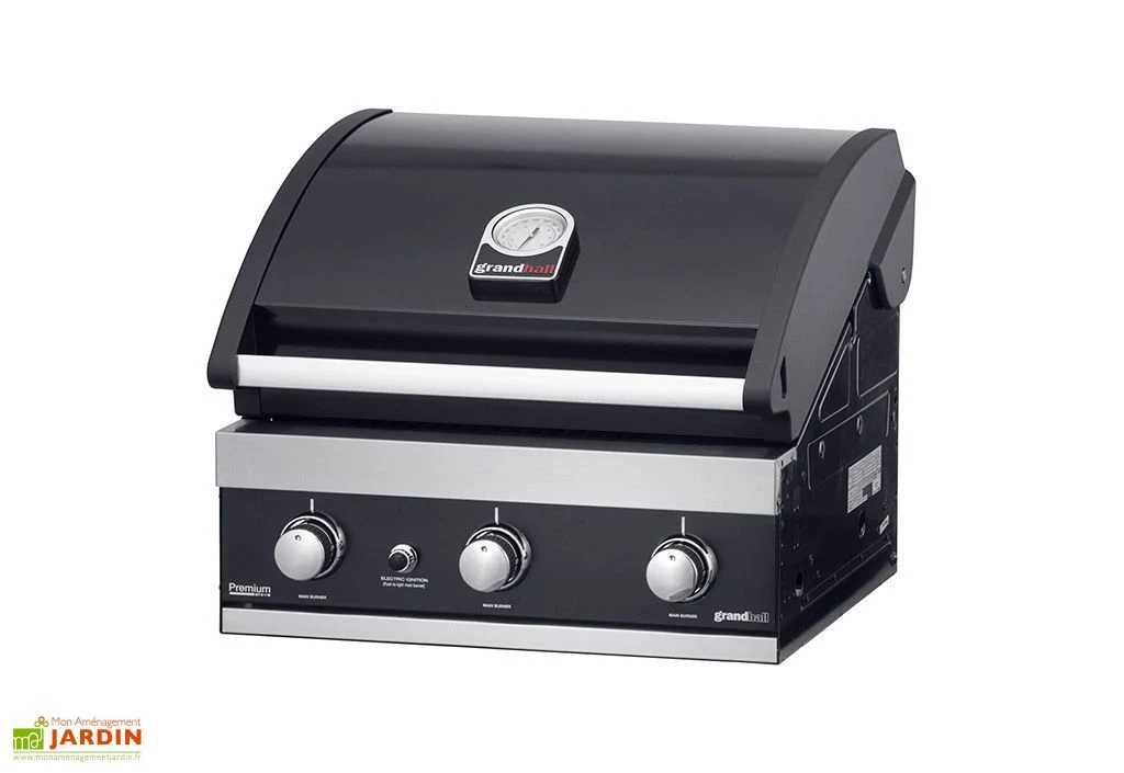 Barbecue Gaz Encastrable Acier Noir Premium G3 Built-In 1 Barbecue Gaz Encastrable Acier Noir Premium G3 Built-In