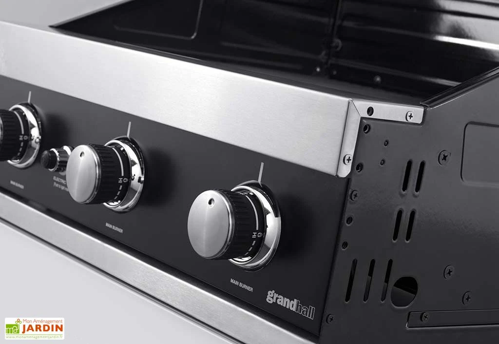 Barbecue Gaz Encastrable Acier Noir Premium G3 Built-In 4 Barbecue Gaz Encastrable Acier Noir Premium G3 Built-In – Image 4