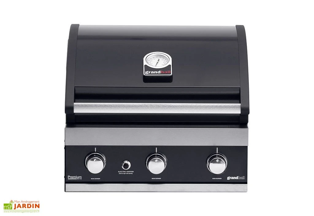 Barbecue Gaz Encastrable Acier Noir Premium G3 Built-In 3 Barbecue Gaz Encastrable Acier Noir Premium G3 Built-In – Image 3