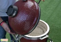 Barbecue Kamado En Céramique Monolith Junior ⌀ 47 Cm -Abriet Mobilier Soldes Boutique barbecue kamado ceramique monolith junior rouge