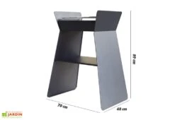 Barbecue Métal GRIB01 10 Barbecue Métal GRIB01 -Abriet Mobilier Soldes Boutique barbecue metal peint grib01