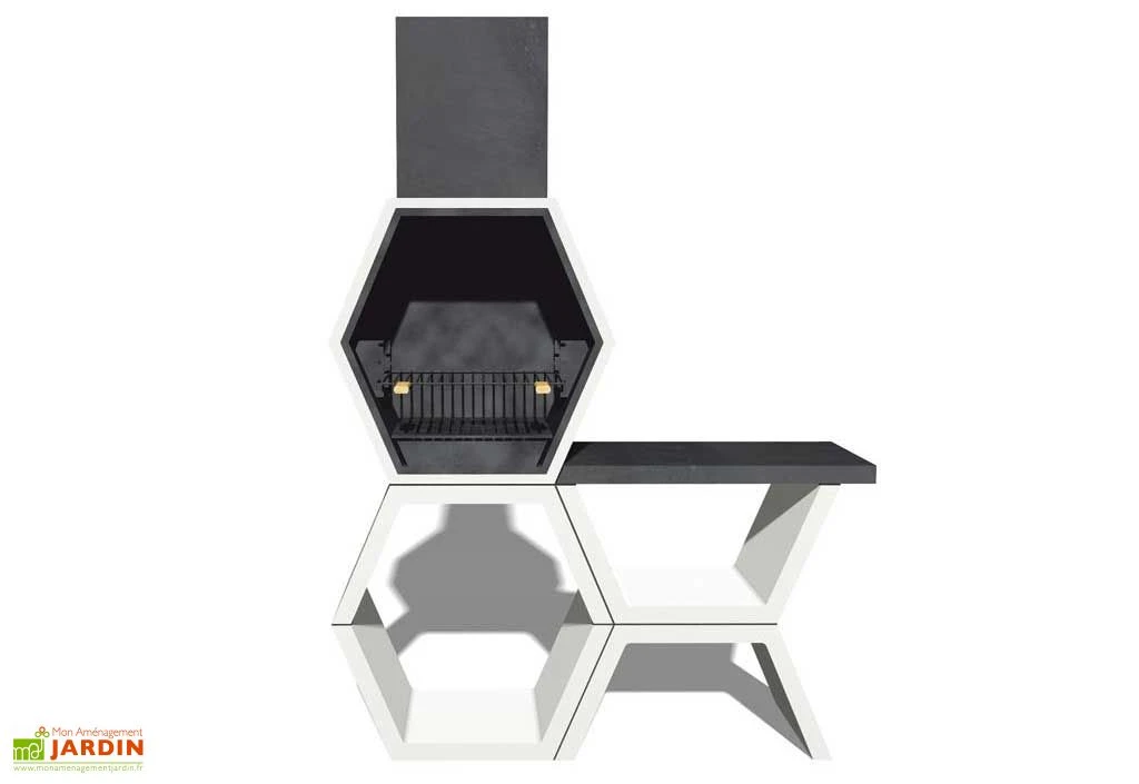 Barbecue Design En Béton MOD03 1 Barbecue Design En Béton MOD03