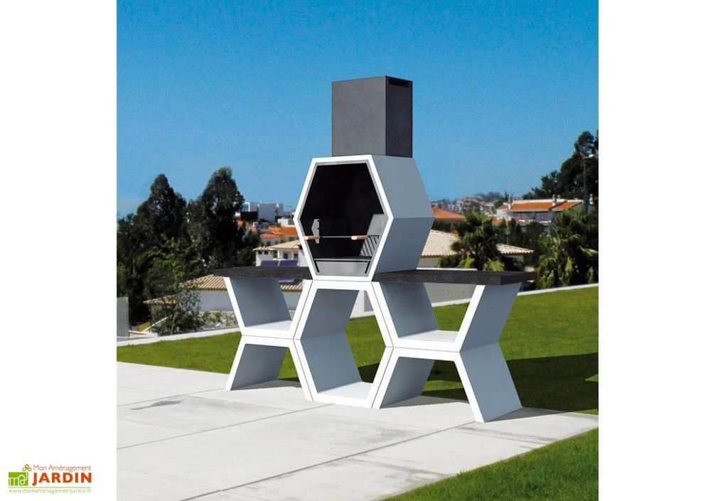 Barbecue Design En Béton MOD05 1 Barbecue Design En Béton MOD05