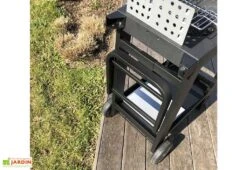 Barbecue à Charbon De Bois En Acier Surface 57 X 30 Cm – Easy 60 -Abriet Mobilier Soldes Boutique barbecue rectangle easy 60 3