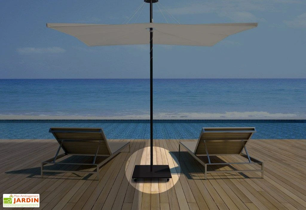 Base Carrée Sur Roulettes Pour Parasol Infina Umbrosa 3 Base Carrée Sur Roulettes Pour Parasol Infina Umbrosa – Image 3