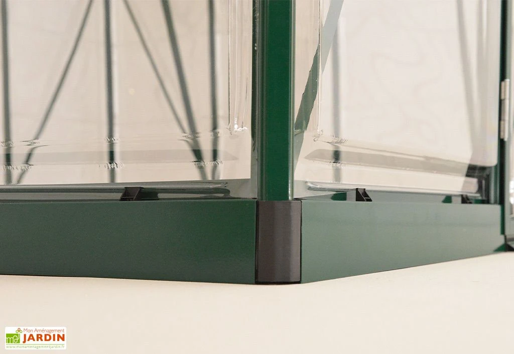 Serre De Jardin En Aluminium Et Polycarbonate Balance – Vert 5 Serre De Jardin En Aluminium Et Polycarbonate Balance – Vert – Image 5