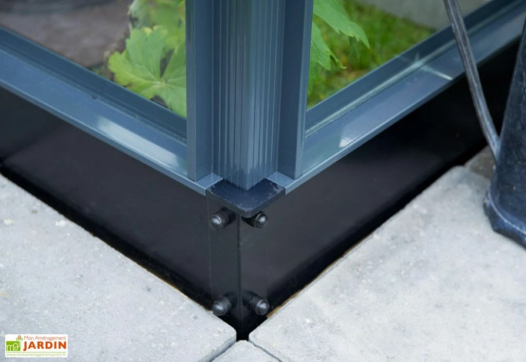 Base Pour Serre De Jardin Juliana Compact Anthracite 8 M² 1 Base Pour Serre De Jardin Juliana Compact Anthracite 8 M²