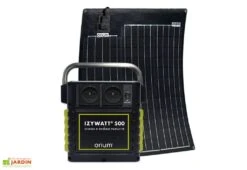 Batterie Nomade Solaire Izywatt 500 + Panneau Monocristallin 50 W