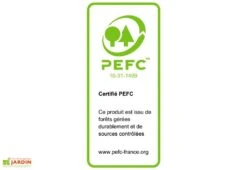 Abri De Jardin En Bois Douglas 20 Mm – 5,24 M² : 1,69 X 3,10 M 9 Abri De Jardin En Bois Douglas 20 Mm – 5,24 M² : 1,69 X 3,10 M -Abriet Mobilier Soldes Boutique bois pefc habrita 10 31 1499 17