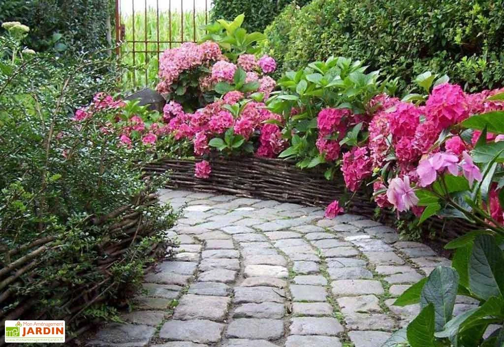 Bordures En Noisetier Tressage Horizontal Willow 200x25cm (Lot De 4) 1 Bordures En Noisetier Tressage Horizontal Willow 200x25cm (Lot De 4)