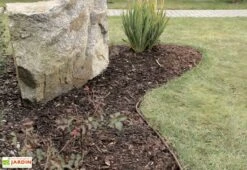 Bordures De Jardin En Polyéthylène - Smart -Abriet Mobilier Soldes Boutique bordure jardin polyethylene smart marron