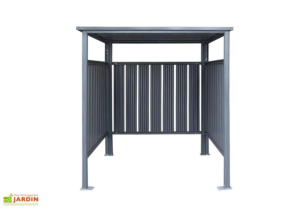 Abri à Vélo En Acier Anthracite 3,6 M² 3 Abri à Vélo En Acier Anthracite 3,6 M² – Image 3