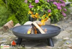 Braséro En Acier Bali + Grill Inox Sur Trépied 180 Cm -Abriet Mobilier Soldes Boutique brasero acier bali 4 2