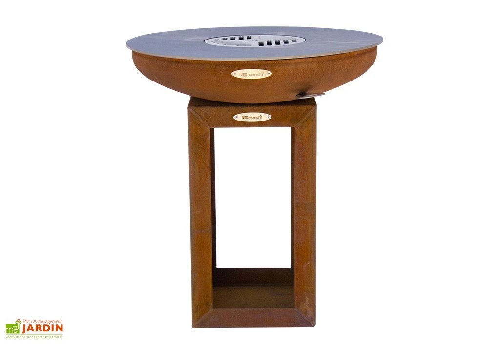 Braséro Barbecue En Acier Et Inox Avec Bûcher Ø62 Cm – Carus S 1 Braséro Barbecue En Acier Et Inox Avec Bûcher Ø62 Cm – Carus S
