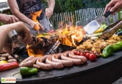 Braséro Barbecue En Acier Et Inox Ø102 Cm H84 Cm – Nero L84 10 Braséro Barbecue En Acier Et Inox Ø102 Cm H84 Cm – Nero L84 -Abriet Mobilier Soldes Boutique brasero acier barbecue grille cuisson remundi nero l 2