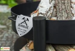 Braséro De Jardin En Acier Montana Haut Avec Bûcher (Pls Dimensions) -Abriet Mobilier Soldes Boutique brasero acier bucher 80cm montana cookking 1