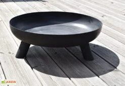 Braséro En Acier Ø59 X H.20cm - Junto