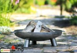 Braséro En Acier Bali + Grille De Cuisson (plusieurs Dimensions) 8 Braséro En Acier Bali + Grille De Cuisson (plusieurs Dimensions) -Abriet Mobilier Soldes Boutique brasero acier noir brut bali grille cuisson 3 1