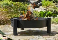 Braséro En Acier Haiti + Pare Etincelles (plusieurs Dimensions) 8 Braséro En Acier Haiti + Pare Etincelles (plusieurs Dimensions) -Abriet Mobilier Soldes Boutique brasero acier noir brut haiti pare etincelles 2