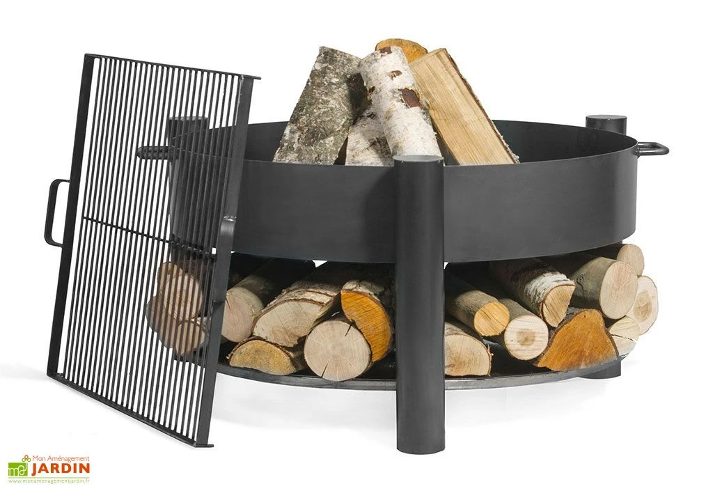 Braséro En Acier Montana + Grille De Cuisson (plusieurs Dimensions) 1 Braséro En Acier Montana + Grille De Cuisson (plusieurs Dimensions)