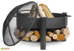 Braséro En Acier Montana + Pare Etincelles (plusieurs Dimensions)