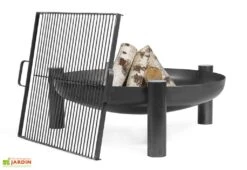 Braséro En Acier Palma + Grille De Cuisson (plusieurs Dimensions)