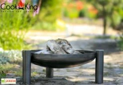 Braséro En Acier Palma + Grille De Cuisson (plusieurs Dimensions) -Abriet Mobilier Soldes Boutique brasero acier noir brut palma grille cuisson 4