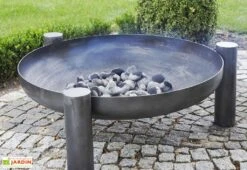Braséro En Acier Palma + Pare Etincelles (plusieurs Dimensions) 10 Braséro En Acier Palma + Pare Etincelles (plusieurs Dimensions) -Abriet Mobilier Soldes Boutique brasero acier noir brut palma pare etincelles 6