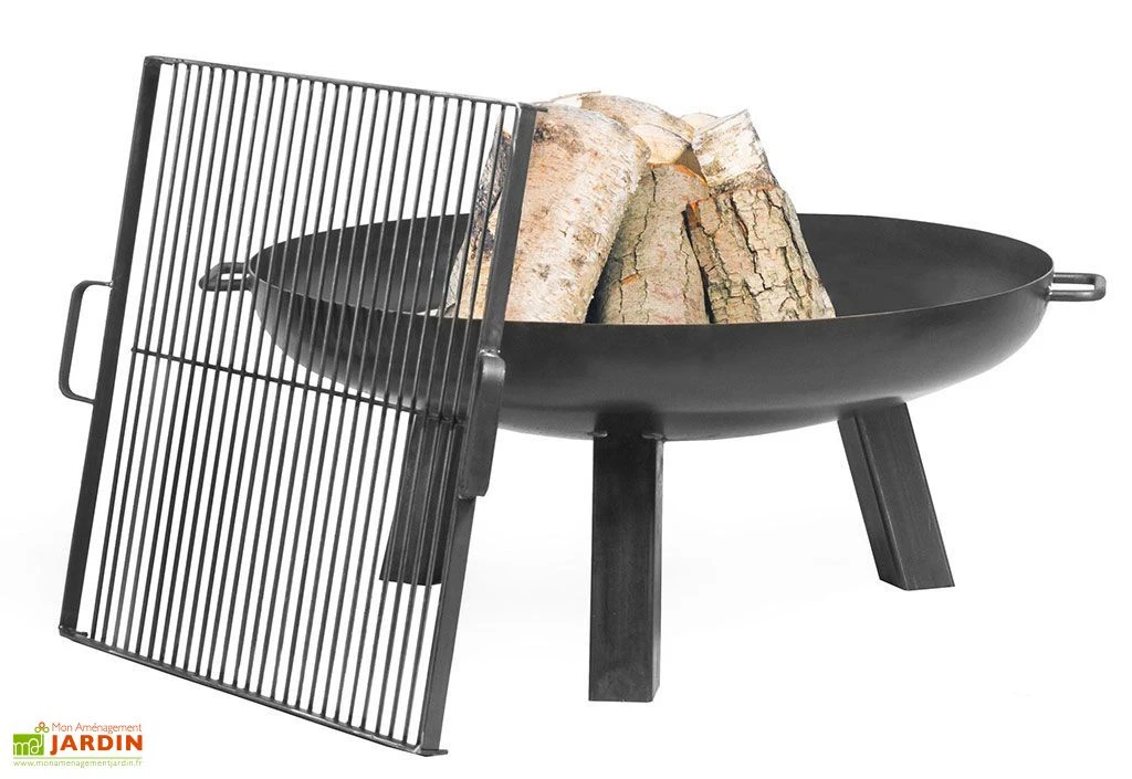 Braséro En Acier Polo + Grille De Cuisson (plusieurs Dimensions) 1 Braséro En Acier Polo + Grille De Cuisson (plusieurs Dimensions)
