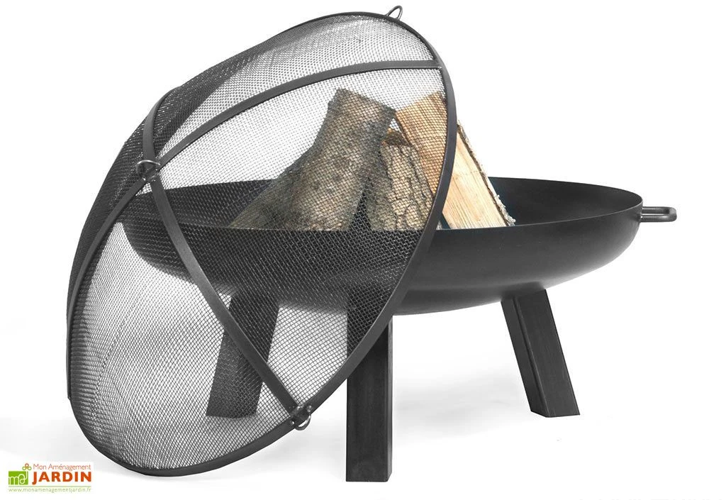 Braséro En Acier Polo + Pare Etincelles (plusieurs Dimensions) 1 Braséro En Acier Polo + Pare Etincelles (plusieurs Dimensions)