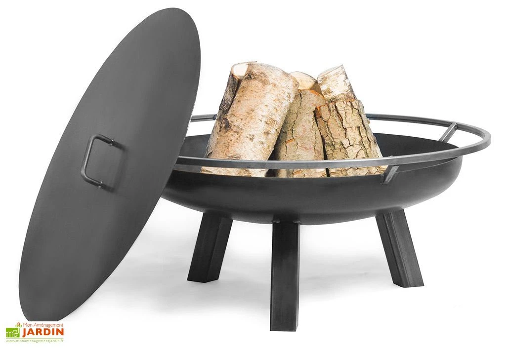 Braséro En Acier Porto + Couvercle (plusieurs Dimensions) 2 Braséro En Acier Porto + Couvercle (plusieurs Dimensions) – Image 2