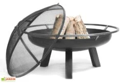 Braséro En Acier Porto + Pare Etincelles (plusieurs Dimensions)