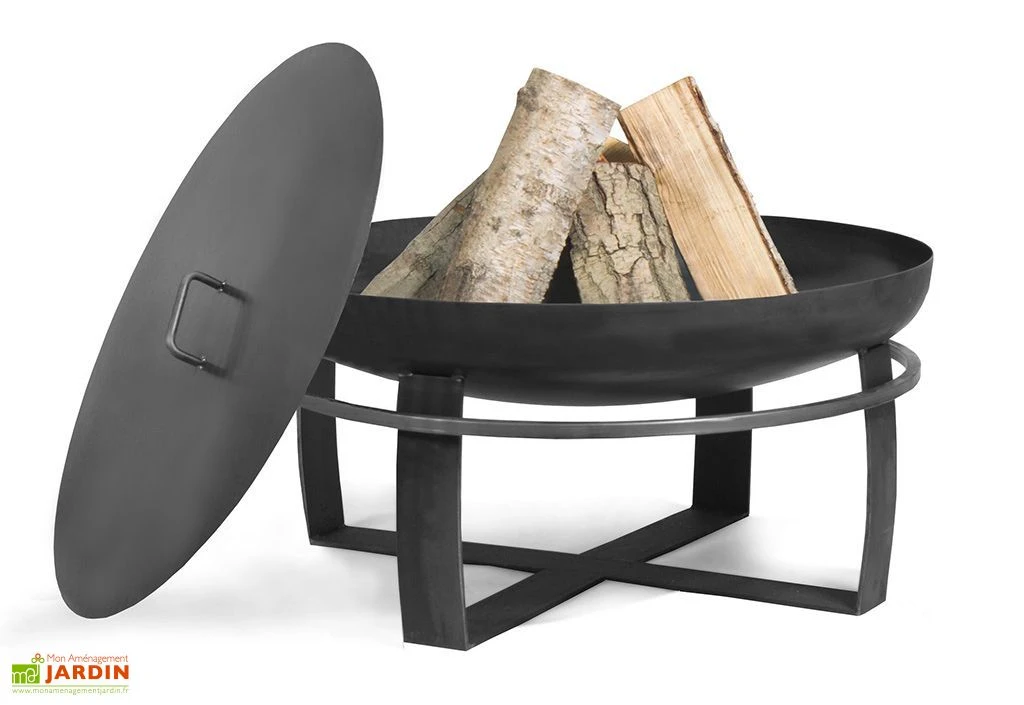 Braséro En Acier Viking + Couvercle (plusieurs Dimensions) 2 Braséro En Acier Viking + Couvercle (plusieurs Dimensions) – Image 2