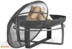 Braséro En Acier Viking + Pare Etincelles (plusieurs Dimensions)