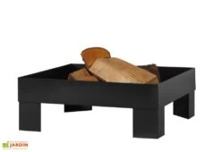 Braséro Pan 6 Acier Laqué Noir (plusieurs Dimensions)