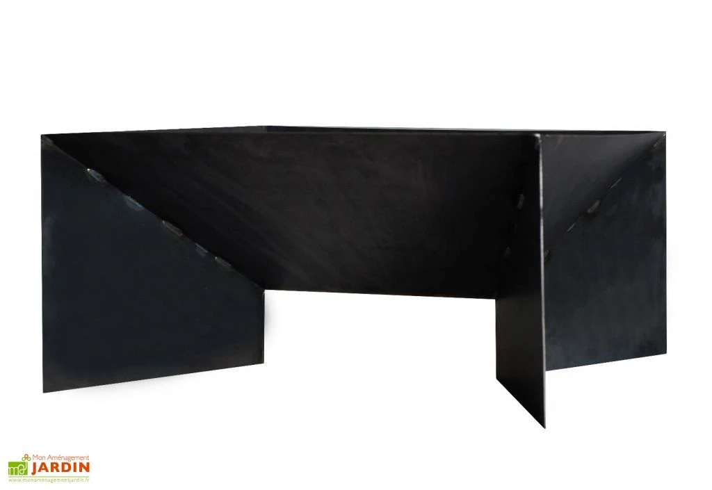 Braséro En Acier Pan 2 Noir Laqué (plusieurs Dimensions) 2 Braséro En Acier Pan 2 Noir Laqué (plusieurs Dimensions) – Image 2