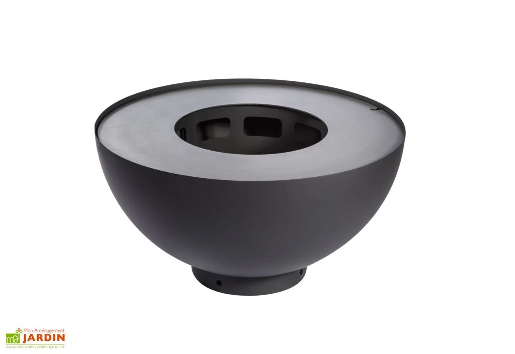 Braséro Barbecue En Acier Boule Noire 100 Cm 1 Braséro Barbecue En Acier Boule Noire 100 Cm