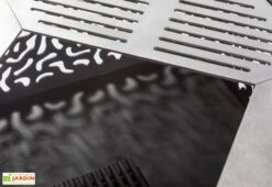 Braséro Barbecue En Acier Cube Small 75 X 45 Cm + Grille De Cuisson 10 Braséro Barbecue En Acier Cube Small 75 X 45 Cm + Grille De Cuisson -Abriet Mobilier Soldes Boutique brasero barbecue acier noir cube 75x45cm 2