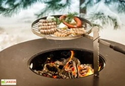 Braséro Barbecue En Acier Olymp 100 Cm + Grille De Cuisson 11 Braséro Barbecue En Acier Olymp 100 Cm + Grille De Cuisson -Abriet Mobilier Soldes Boutique brasero barbecue acier olymp 100cm grille cuisson 3