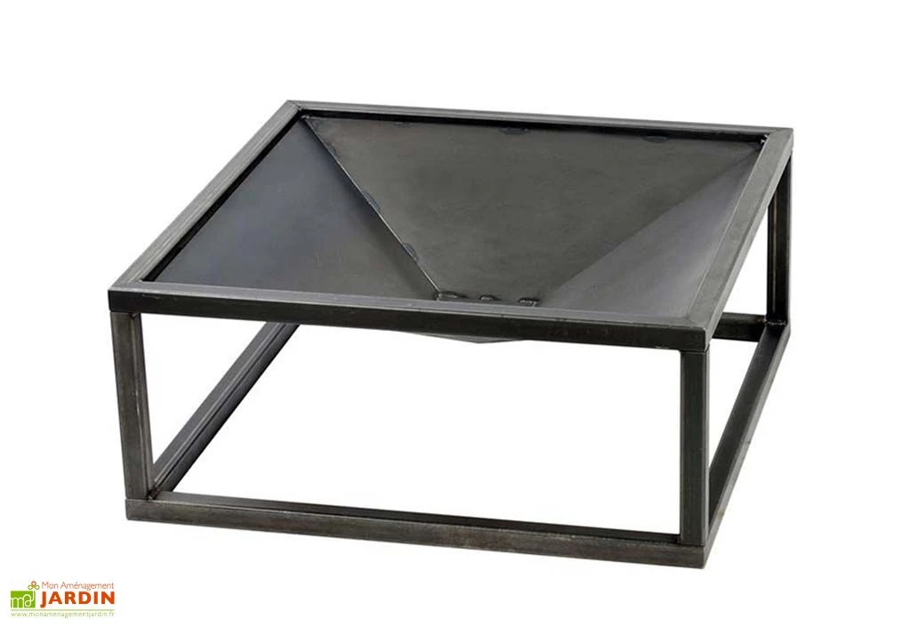 Braséro Design En Acier Brut Pan 9 2 Braséro Design En Acier Brut Pan 9 – Image 2