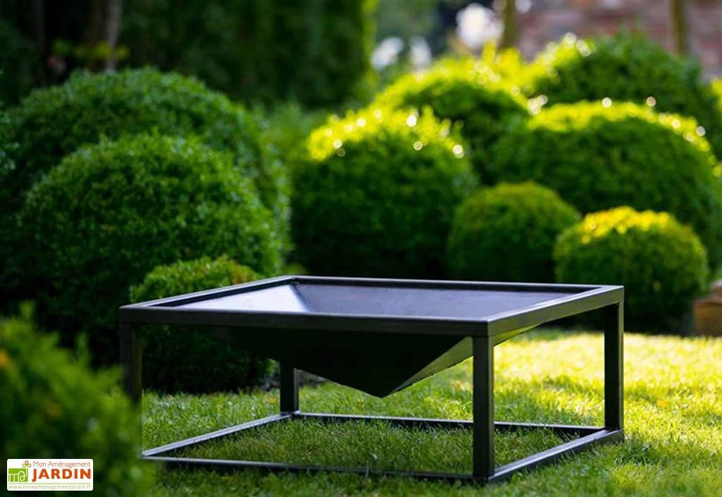 Braséro Design En Acier Brut Pan 9 4 Braséro Design En Acier Brut Pan 9 – Image 4