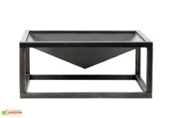 Braséro Design En Acier Brut Pan 9 6 Braséro Design En Acier Brut Pan 9 -Abriet Mobilier Soldes Boutique brasero design acier
