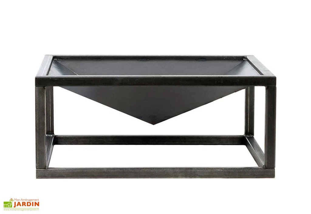 Braséro Design En Acier Brut Pan 9 3 Braséro Design En Acier Brut Pan 9 – Image 3