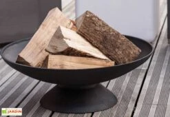 Braséro En Fonte Junto Et Pare-Etincelles -Abriet Mobilier Soldes Boutique brasero fonte junto 1
