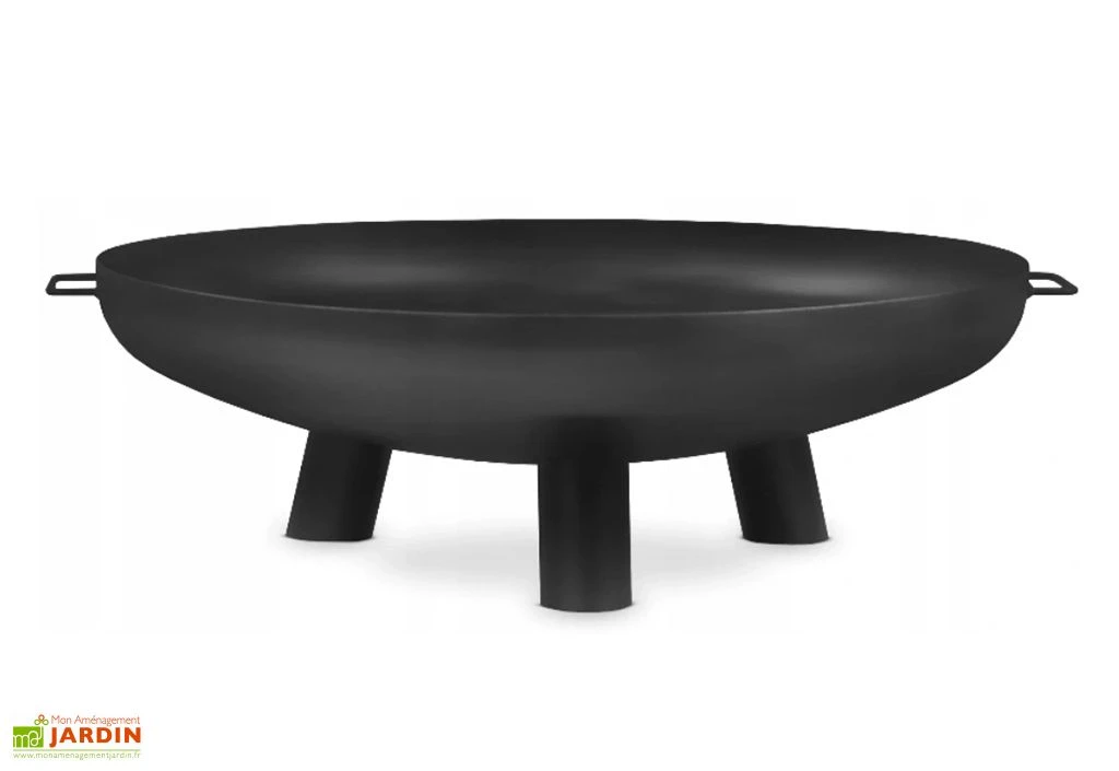 Braséro De Jardin En Acier Brut Pan 37 2 Braséro De Jardin En Acier Brut Pan 37 – Image 2