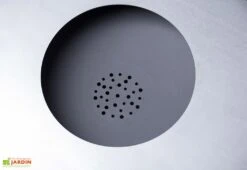 Braséro Plancha En Acier Avec Couvercle Couleur Noire – Ø80 Cm -Abriet Mobilier Soldes Boutique brasero orion noir 6