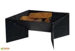 Braséro En Acier Pan 2 Noir Laqué (plusieurs Dimensions)
