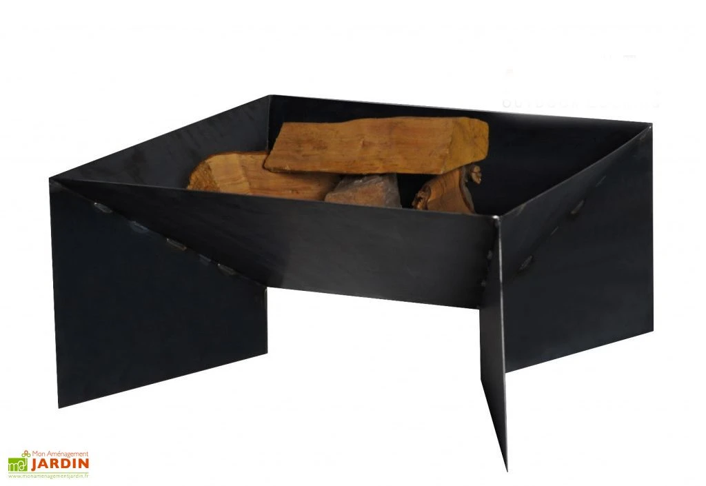 Braséro En Acier Pan 2 Noir Laqué (plusieurs Dimensions) 1 Braséro En Acier Pan 2 Noir Laqué (plusieurs Dimensions)