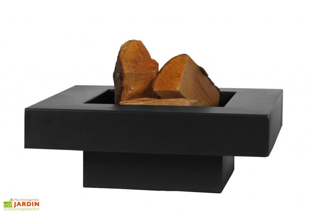 Braséro Pan 5 Acier Laqué Noir (plusieurs Dimensions) 2 Braséro Pan 5 Acier Laqué Noir (plusieurs Dimensions) – Image 2